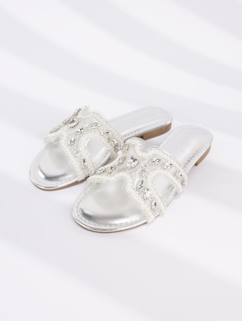 Mules à strass